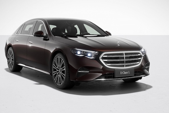 Since the sale of 475,000 yuan, four new models of Mercedes-Benz long-wheelbase E-Class sedan have been launched _fororder_image004